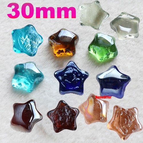 Colours glass star - glass, beads