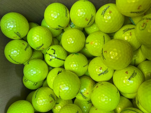 Yellow titleist pro - pro, v1x